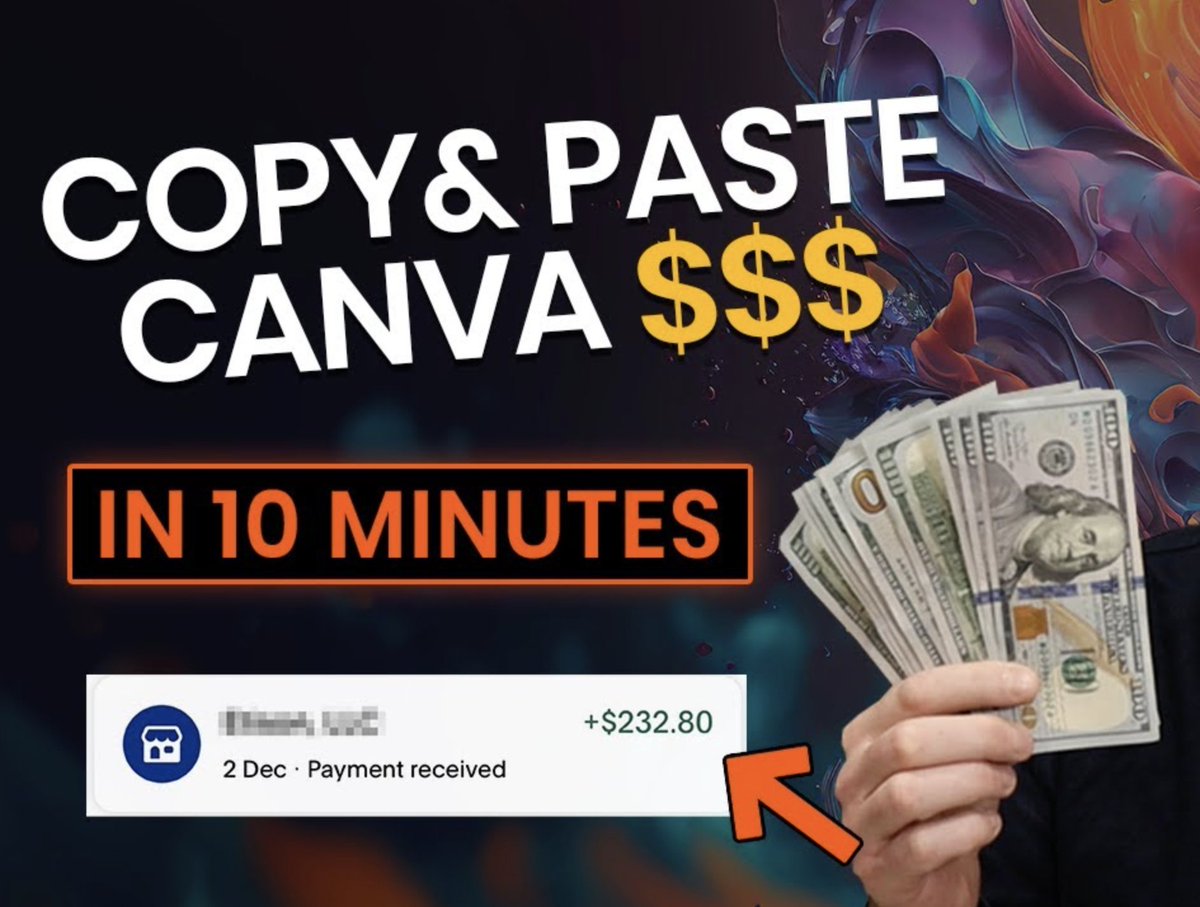 Canva can easily make you $30k/month!

All you need:

- Internet
- Laptop
- 1 hour a day

My FREE Canva Crash Course will help you get there in 40 days.

Like this post, comment 'Canva', and follow me. I'll DM you the guide.