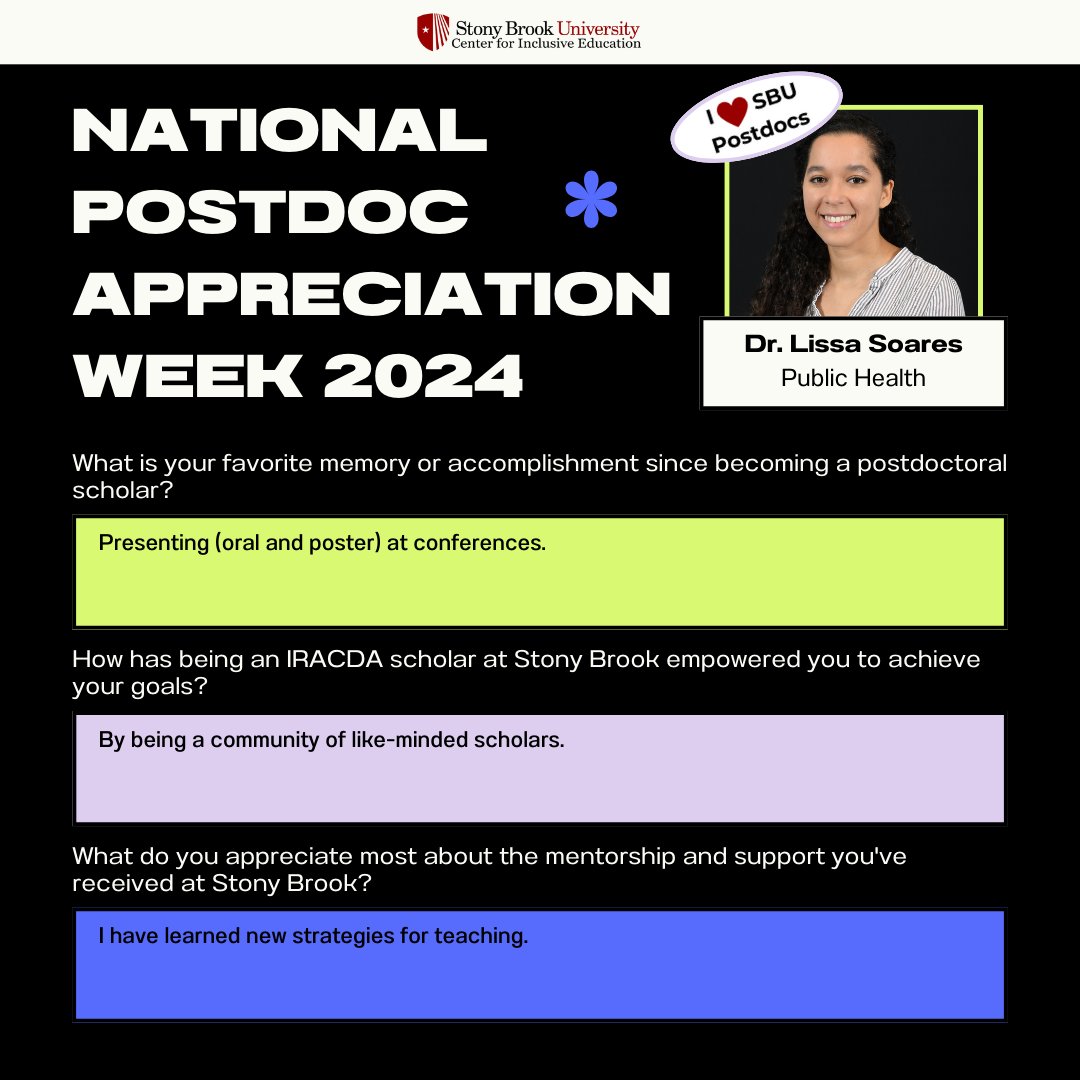 Happy National Postdoc Appreciation Week! 🎉 
A time to celebrate, empower, and appreciate our amazing postdocs whose dedication and research drive innovation and discovery every day. Today, we highlight Dr. Danielle Guercio and Dr. Lissa Soares! 🌟