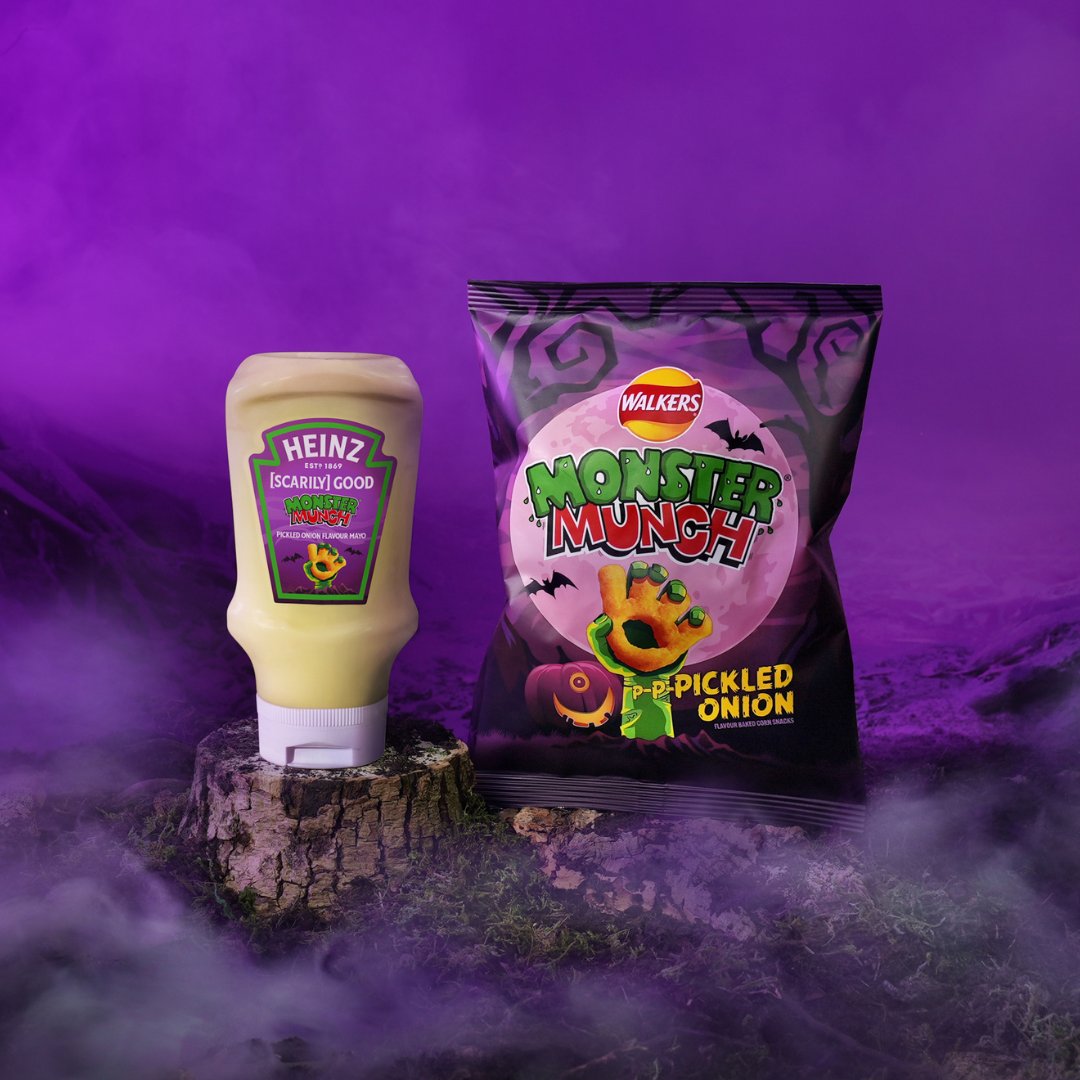 Say hello to [Scarily] Good Monster Munch Mayo, our limited-edition treat that will haunt your taste buds.. in the best way possible 😱 

Available from Friday 20th of September from Heinz to Home. Sign up via the link below to be notified! 🧅🧅🧅
heinztohome.co.uk/monster-munch-…