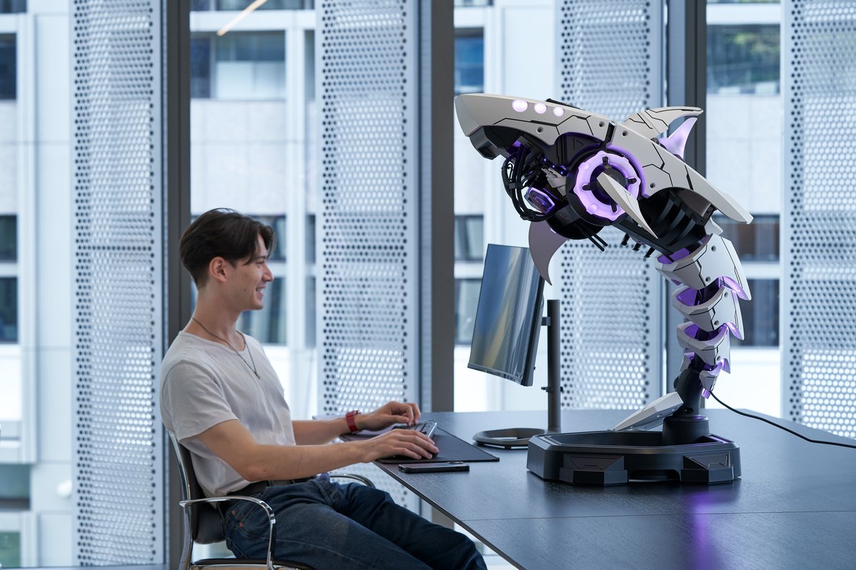 Whether you’re conquering spreadsheets or dominating the latest games, the #CoolerMaster #SharkX is your ultimate companion. 

 Which side are you on? 🦈💼🎮