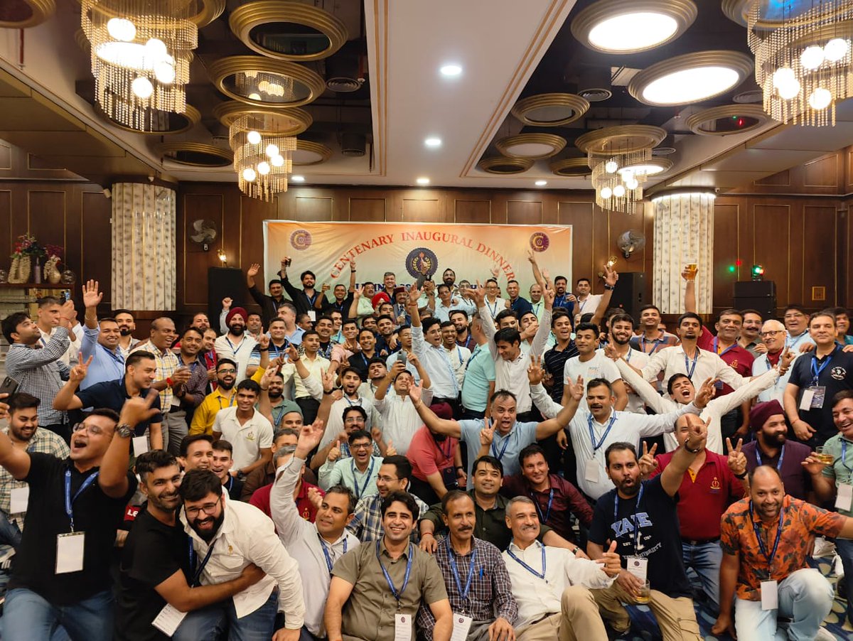 chailcentenary's tweet photo. Centenary Inaugural Dinner was held 0n 15h September 2024 at Various Cities to commemorate Rashtriay Militray School Chail Centenary Celebrations. Delhi #rmsccentenary https://t.co/VzKnHNFofQ