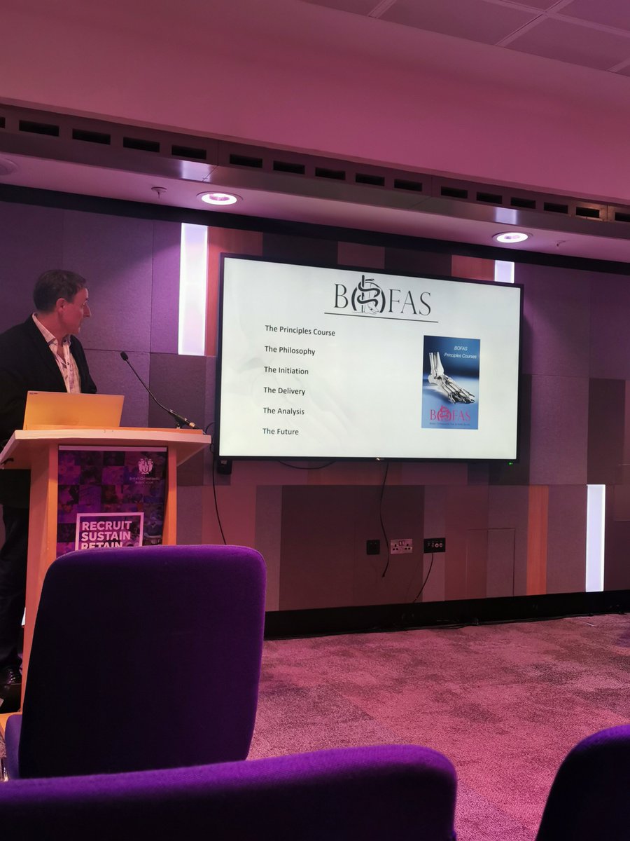 Mr Rick Brown summarsing the dissemination of the foot and ankle principles course across Africa, with collaboration from our European Colleagues for French and Portuguese-speaking countries 
 
Well done <a href="/BOFAS_UK/">BOFAS</a>