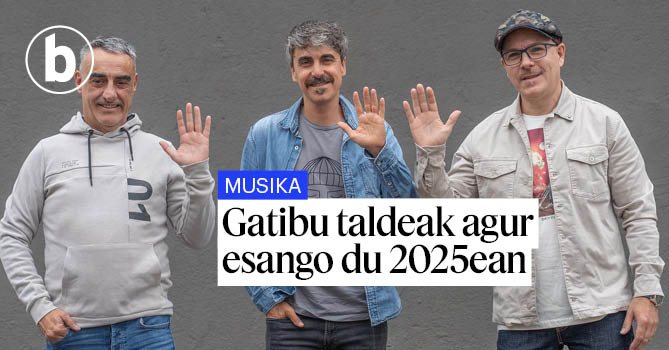 Agur, Gatibu! Taldeak iragarri berri du 2025eko abenduaren 13an amaituko duela 25 urteko ibilbidea, kontzertu erraldoi batekin, Barakaldoko BECen.
<a href="/iastiz/">Inigo Astiz</a> 
berria.eus/kultura/gatibu…
