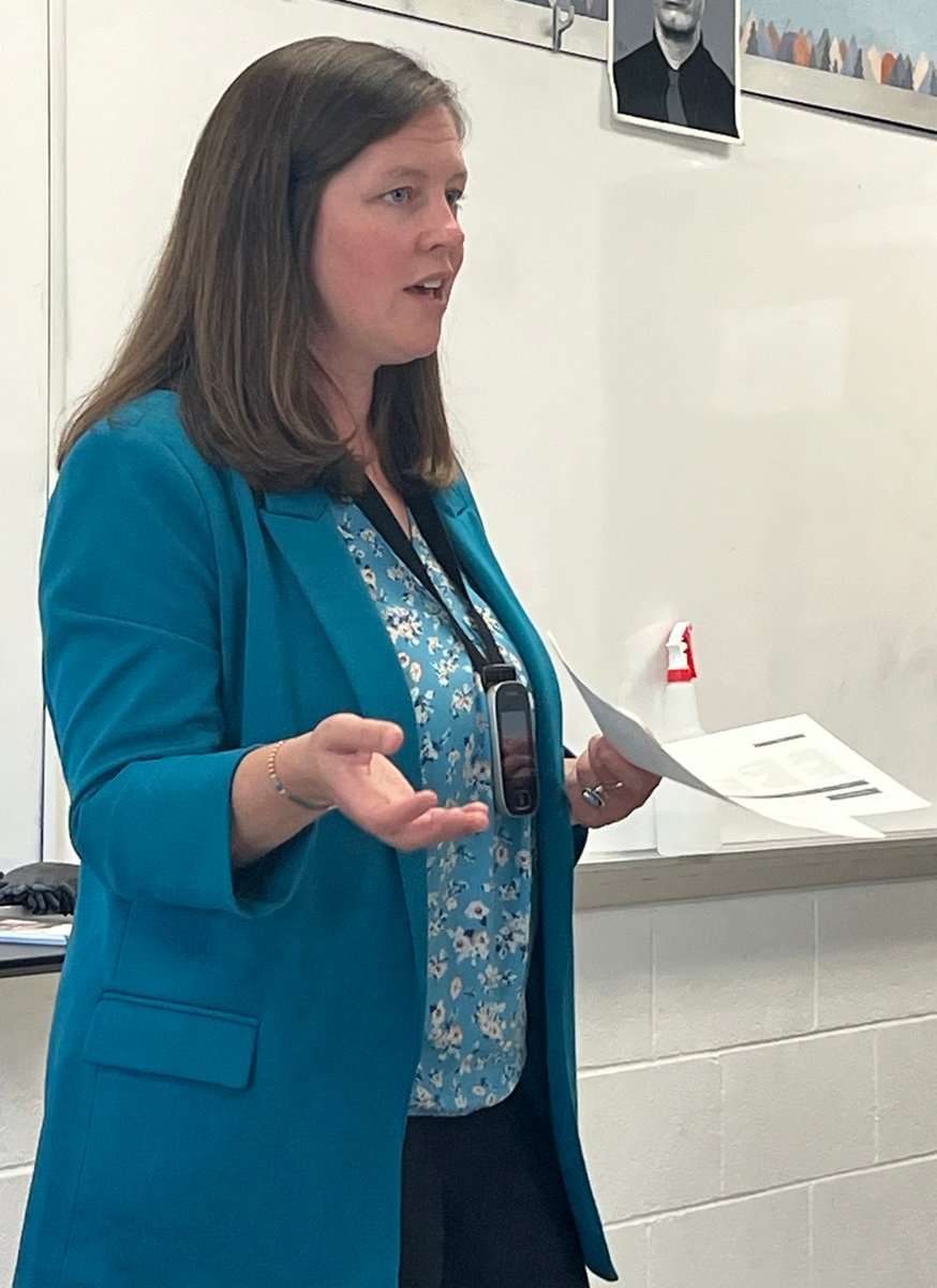 Brandy Jemczura, Executive Director &amp; Founder of Seeds of Caring, spoke with students in the Foundation's Youth Philanthropy Program today about her experience creating and growing a nonprofit.