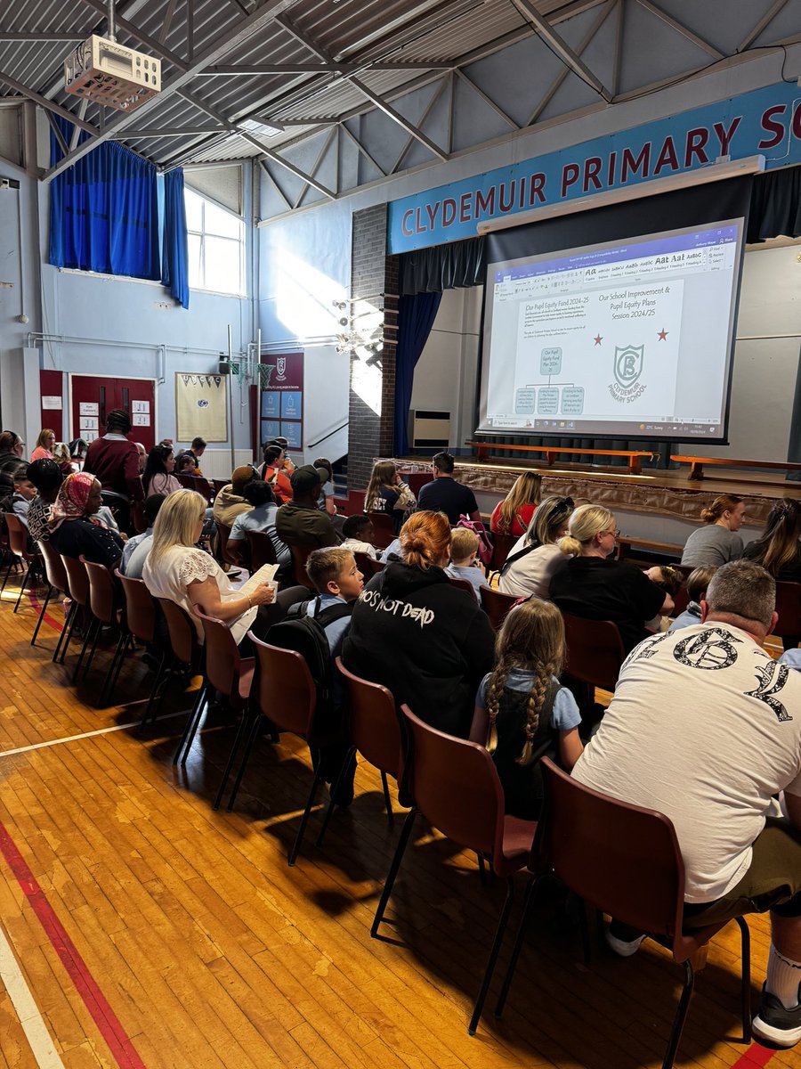 ClydemuirPS's tweet photo. We shared our School Improvement Plan, information on PAThS, homework, RSHP and ASN and our visitors from @activeschoolsWD and @tullochan were on hand to share their expertise 👏🏻 https://t.co/YtlwGAlL1u
