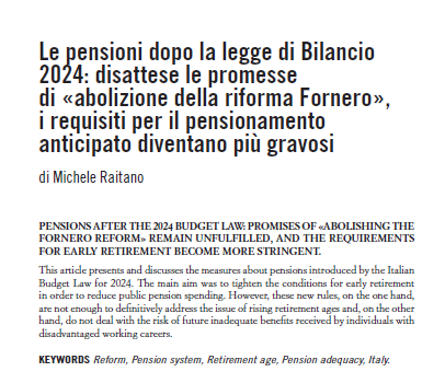 Politiche Sociali/Social Policies tweet media