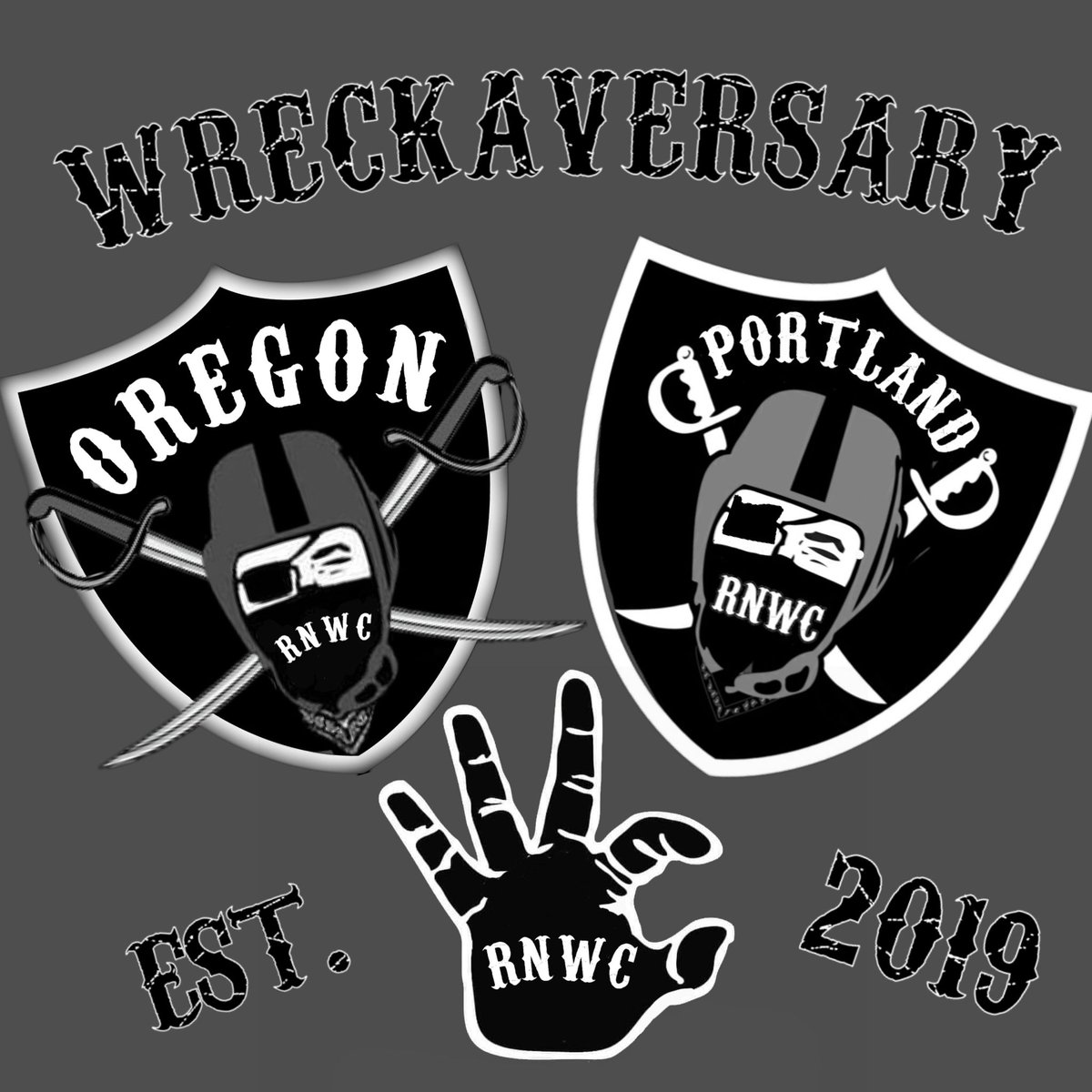 The_Win_RNWC's tweet image. Our 5th Wreckaversary #RNWC #RAIDERNATIONWRECKINGCREW