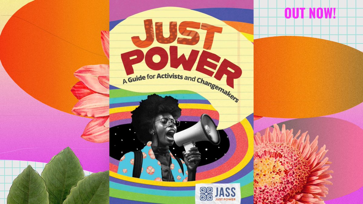 📣⚡️ Just Power: A Guide for Activists and Changemakers is OUT NOW - get your copy today! 
🔗 jass-just-power.org 
This guide offers 👉🏾 strategies, tools, and insights needed to navigate today’s complex challenges and drive meaningful change in your community &amp; beyond. 🙌🏾