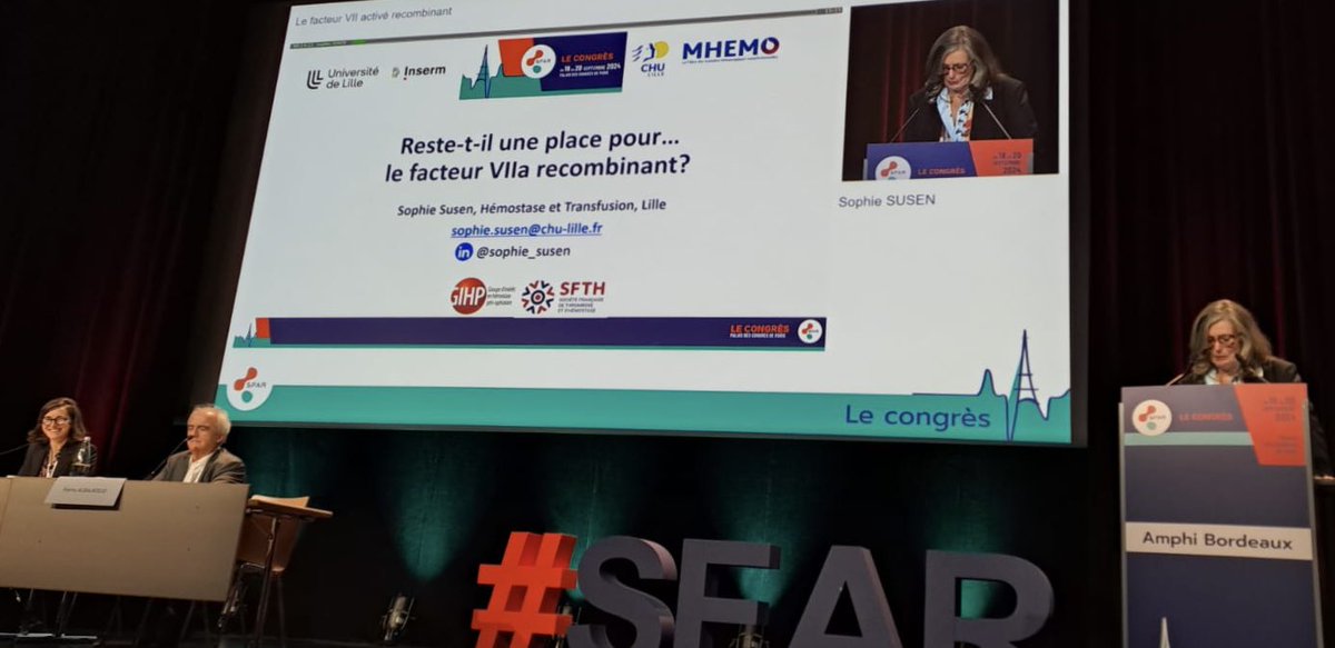 GIHP (@gihp_official) on Twitter photo Session Gihp-Sfar: reste-t-il une place pour le rFVIIa? Par la Pr Sophie Susen. Vraiment pas bc, d’autant qu’il existe un risque thrombotique…
<a href="/SFAR_ORG/">SFAR Anesthésie Réanimation</a> <a href="/SFTHemostase/">SFTH</a> <a href="/AJARParis/">AJAR Paris 🗼</a> <a href="/cnear_fr/">CNEAR Anesthésie Réanimation</a> <a href="/sophie_susen/">sophie susen</a> Session Gihp-Sfar: reste-t-il une place pour le rFVIIa? Par la Pr Sophie Susen. Vraiment pas bc, d’autant qu’il existe un risque thrombotique…
<a href="/SFAR_ORG/">SFAR Anesthésie Réanimation</a> <a href="/SFTHemostase/">SFTH</a> <a href="/AJARParis/">AJAR Paris 🗼</a> <a href="/cnear_fr/">CNEAR Anesthésie Réanimation</a> <a href="/sophie_susen/">sophie susen</a>