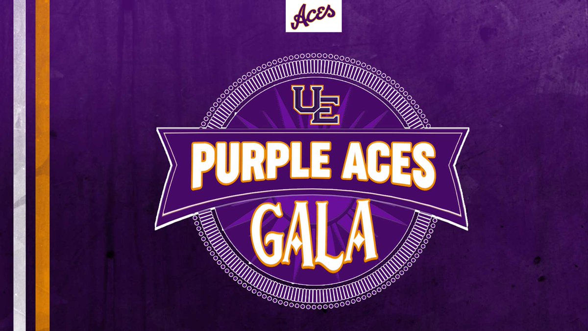 UEAthletics's tweet photo. 𝓟𝓾𝓻𝓹𝓵𝓮 𝓐𝓬𝓮𝓼 𝓖𝓪𝓵𝓪 🟣

Spots are still available for the first-ever Purple Aces Gala on September 25th at Evansville Country Club!

Register before 5 PM on Friday to be entered to win 2 All-Session passes to Arch Madness!

🔗 https://t.co/w0zgG0gfGb
🟣 #ForTheAces https://t.co/t3ECawhHxK