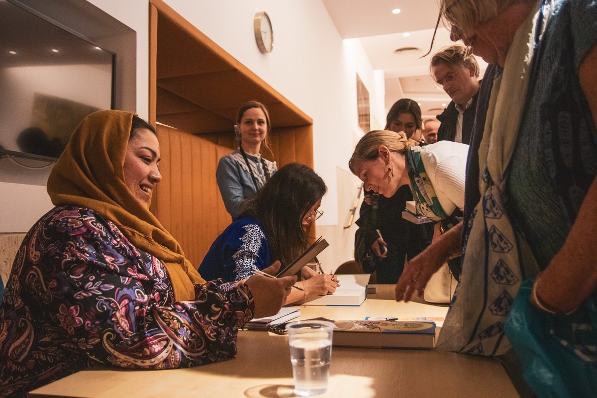 Untold Narratives (@writersuntold) on Twitter photo Thank you to everyone who joined us at the <a href="/britishlibrary/">British Library</a> to hear the story behind My Dear Kabul (<a href="/CoronetBooks/">Coronet</a> , 2024). Special thanks to <a href="/bbclysedoucet/">lyse doucet</a>, panelists Marie, <a href="/haidari_batool/">Batool Haidari</a>, <a href="/negeen9/">Negeen Kargar</a>, <a href="/ParwanaFayyaz/">Dr Parwana Fayyaz</a>, <a href="/Sunilagala/">Sunila Galappatti</a>, <a href="/LucyHannah19/">Lucy Hannah</a>, Lillie Razvi Toon and <a href="/BeeRowlatt/">Bee Rowlatt</a>. Thank you to everyone who joined us at the <a href="/britishlibrary/">British Library</a> to hear the story behind My Dear Kabul (<a href="/CoronetBooks/">Coronet</a> , 2024). Special thanks to <a href="/bbclysedoucet/">lyse doucet</a>, panelists Marie, <a href="/haidari_batool/">Batool Haidari</a>, <a href="/negeen9/">Negeen Kargar</a>, <a href="/ParwanaFayyaz/">Dr Parwana Fayyaz</a>, <a href="/Sunilagala/">Sunila Galappatti</a>, <a href="/LucyHannah19/">Lucy Hannah</a>, Lillie Razvi Toon and <a href="/BeeRowlatt/">Bee Rowlatt</a>.
