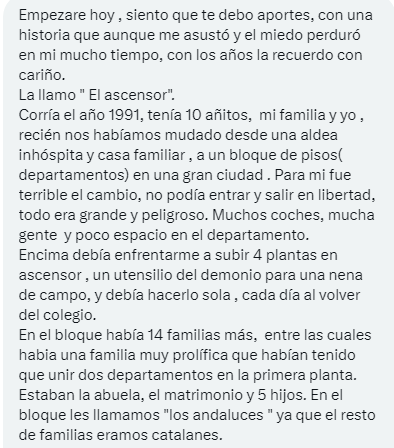 nicolasmaggi87's tweet photo. Buena historia paranormal nos llega desde la localidad de Terrassa, provincia de Barcelona (Catalunya - España). Cortita, un recuerdo turbio de la niñez, un final sorpresivo, una estructura de relato de terror clásico pero efectivo. https://t.co/9LirL7x720