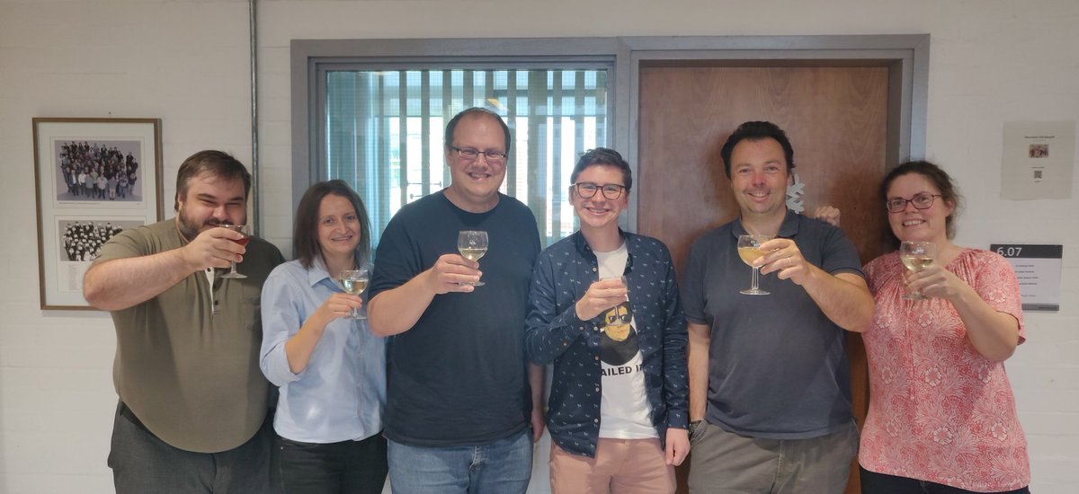 Conor Fitzpatrick (@fitzparticle) on Twitter photo Congratulations to <a href="/UoMparticle/">UoM Particle Physics</a>'s <a href="/JonDavies97/">Dr Jonathan Davies</a> for successfully passing his thesis defence! Thanks to <a href="/DannyD82/">Danny van Dyk 🇪🇺</a> for examining him, and a special guest appearance from <a href="/DrNicole1865/">Nicole Skidmore</a> to bring the first <a href="/ERC_Research/">European Research Council (ERC)</a> Beauty2Charm team back together. Congratulations to <a href="/UoMparticle/">UoM Particle Physics</a>'s <a href="/JonDavies97/">Dr Jonathan Davies</a> for successfully passing his thesis defence! Thanks to <a href="/DannyD82/">Danny van Dyk 🇪🇺</a> for examining him, and a special guest appearance from <a href="/DrNicole1865/">Nicole Skidmore</a> to bring the first <a href="/ERC_Research/">European Research Council (ERC)</a> Beauty2Charm team back together.