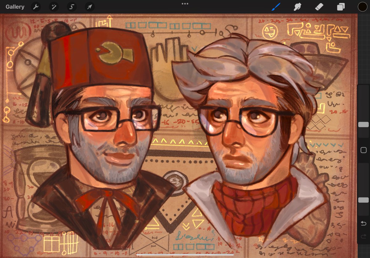 Stanley and Stanford 👓🌲

#GravityFalls 🍂