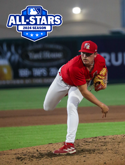 CardsPlayerDev's tweet photo. Congratulations to INF Miguel Villarroel (UTL), RHP Chen-Wei Lin (SP), RHP Darlin Saladin (SP), &amp; RHP Zack Showalter (RP) who were named to the Florida State League All-Star Team!

Palm Beach earned the most All-Star selections of any FSL team this year. https://t.co/ZbtbbJkBwL