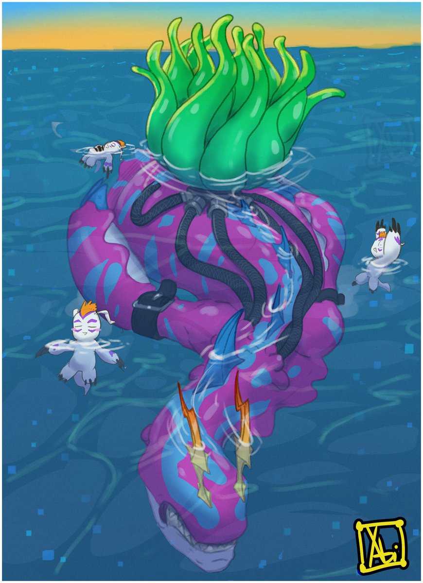 Cool new digimon.
#digimon #デジモン #DigimonLiberator