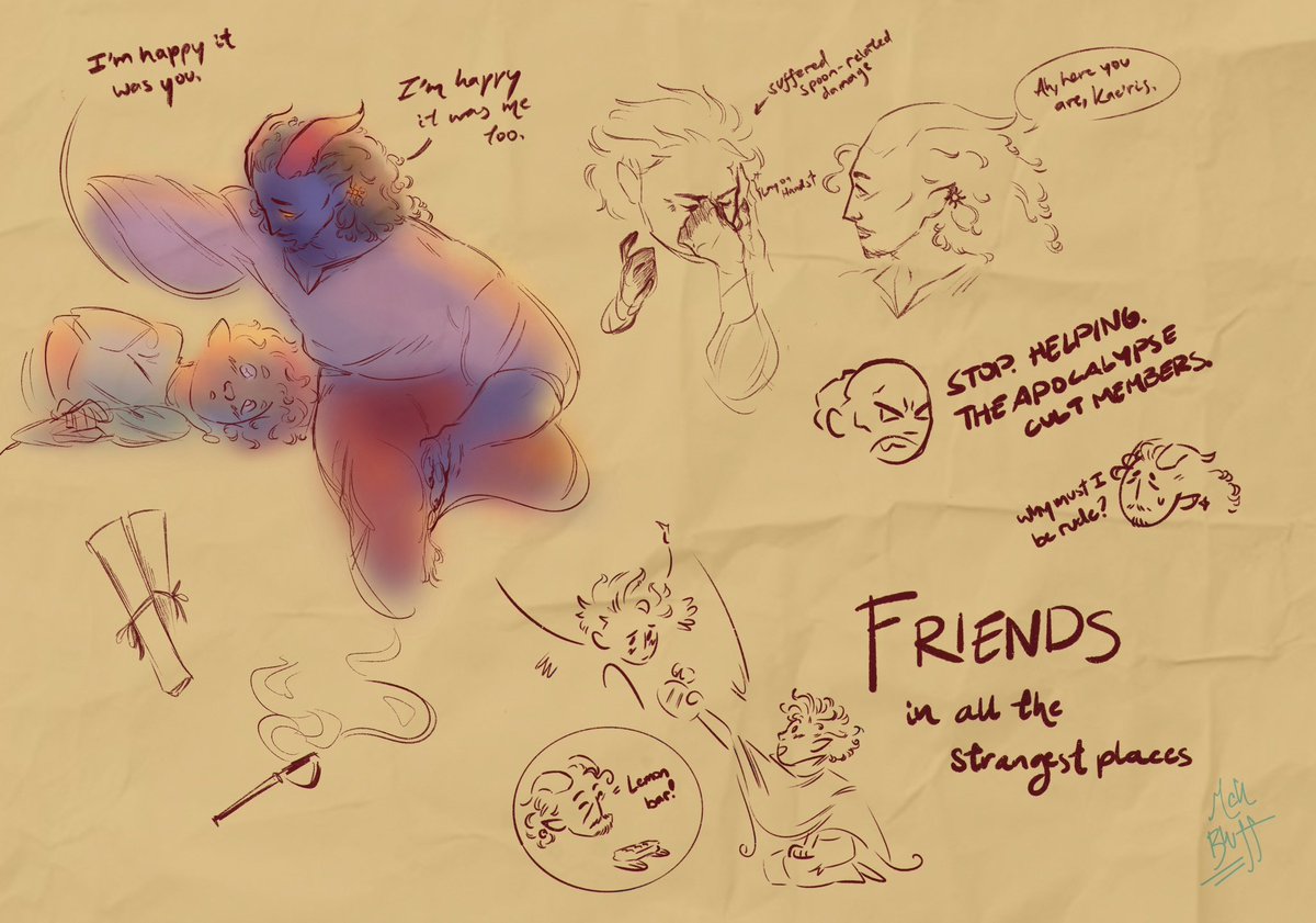 He just wants to believe in everyone 🌅🌸🌙

#DnDcharacter