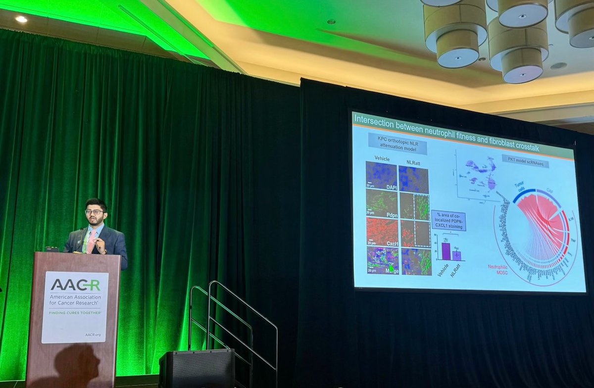 SylvesterCancer's tweet photo. Our #PancreaticCancer program had a strong presence at #AACRPan24, with @DrJashDatta leading the plenary session on immunology and immunotherapy. Additionally, multiple trainees showcased our groundbreaking #research at their poster sessions. ๐งฌ๐ฌ @AACR #pancsm https://t.co/0MxGuo9Xe8