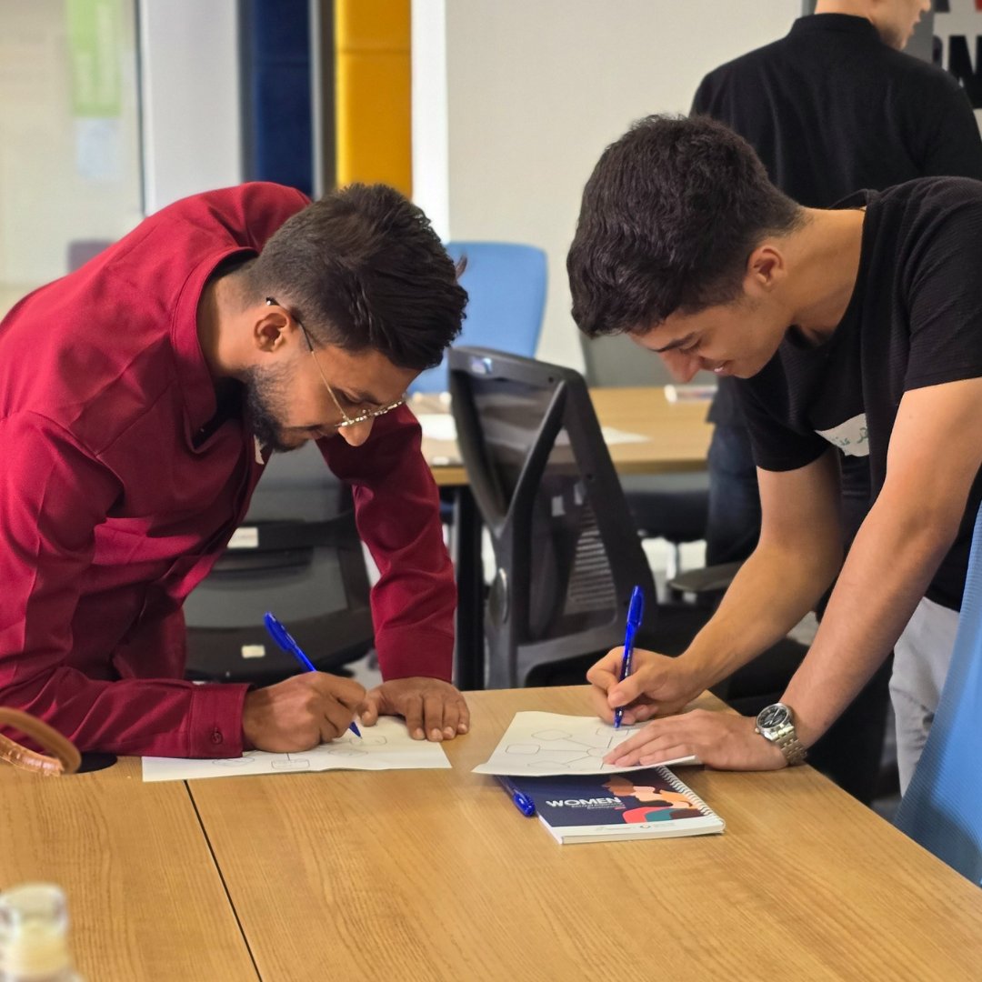tomorrowsyouth's tweet image. Getting ready for #TYOFall24 🍂📚 

This week, 60 youth #volunteers completed orientation with our Volunteer Coordinator. Thanks to the partnership @qatar_fund, TYO #VolunteerProgram offers a platform for youth engagement and leadership in the West Bank 💙✨