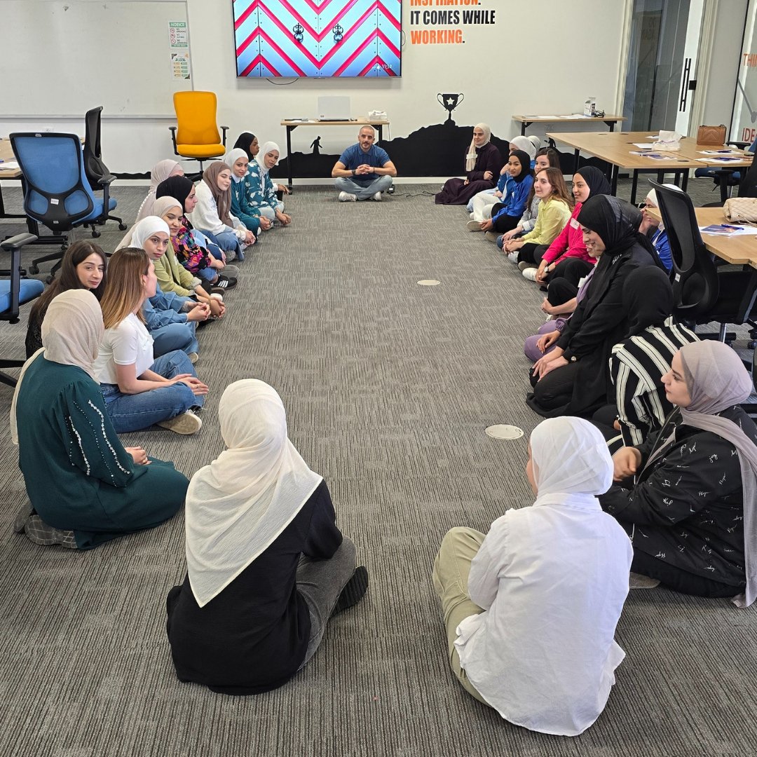 tomorrowsyouth's tweet image. Getting ready for #TYOFall24 🍂📚 

This week, 60 youth #volunteers completed orientation with our Volunteer Coordinator. Thanks to the partnership @qatar_fund, TYO #VolunteerProgram offers a platform for youth engagement and leadership in the West Bank 💙✨