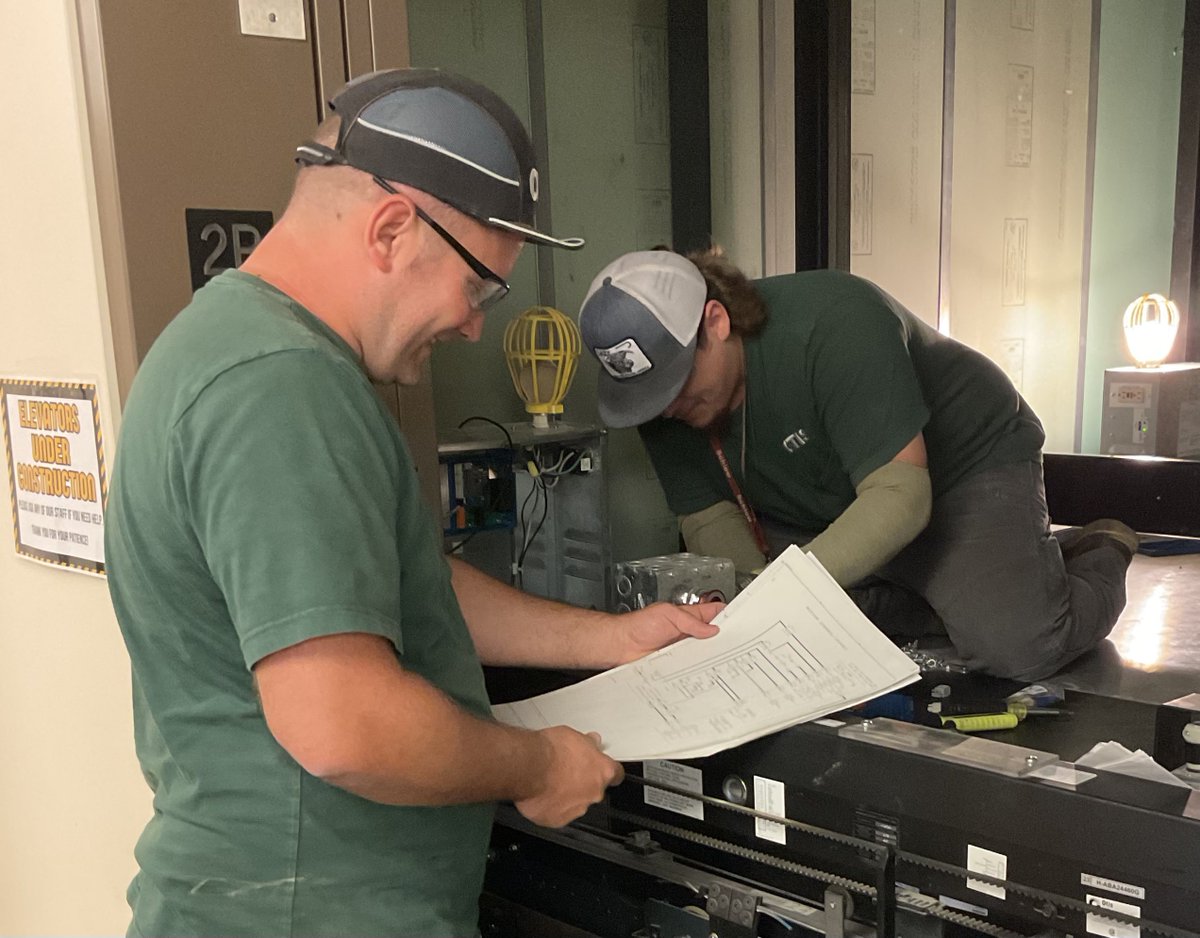 SchlowLibrary's tweet photo. 🥳 MASSIVE thanks to @OtisElevatorCo, #HamerFoundation & the #SchlowLibraryFoundation for their support of our #ElevatorRefurbishmentProject to allow them to last for another 20 yrs + to our staff, volunteers & visitors for their patience while our elevators were out of service! https://t.co/mRwGWiVl1l