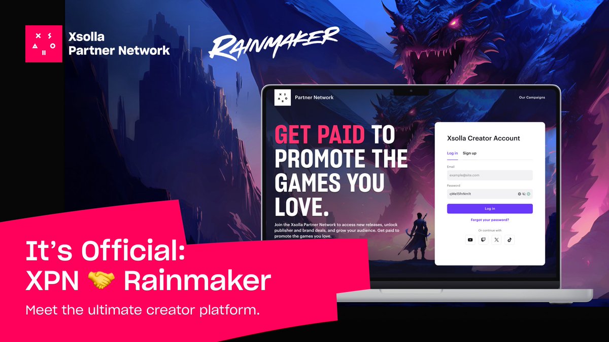 Rainmaker is now XPN! 🎉

We’ve been working to re-imagine the future of monetization tools for creators and redesign the platform from the ground up.

🔧 Better channel management
💬 Engage with your viewers
🤝 Collaborate more effectively with brands

📰 strea.mr/3XNXFwg