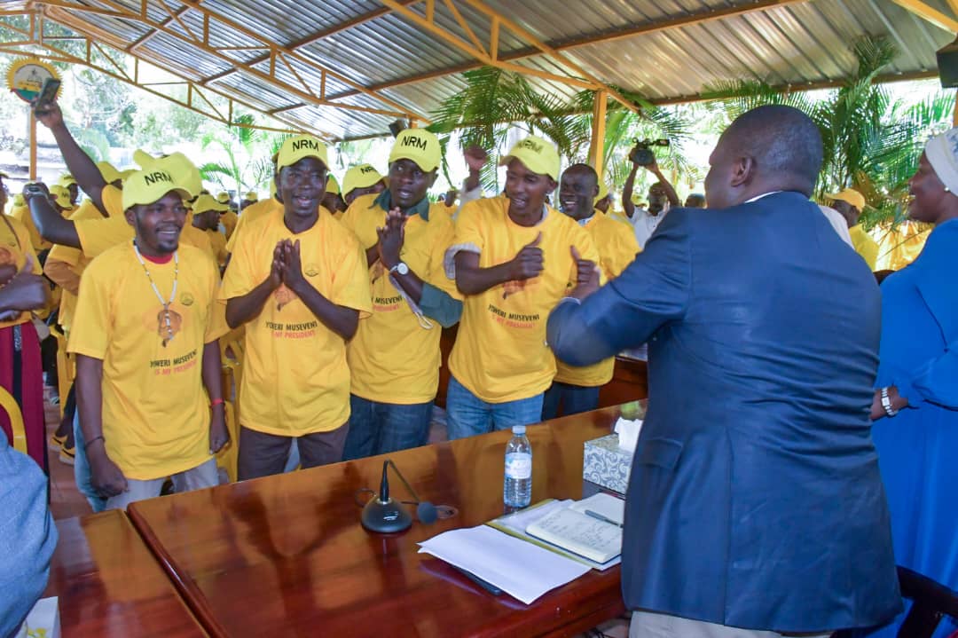 NRMOnline's tweet photo. Our Secretary General, Rt. Hon. @TodwongR has received over 200 converts who denounced the National Unity Platform (NUP), Forum for Democratic Change (FDC), Democratic Party (DP) and other opposition parties to join the ruling NRM.

Speaking to the converts at the party head offices in Kampala on Wednesday afternoon, Rt Hon. Todwong attributed the ever-growing number of people joining the NRM party to the long track record of service delivery to the people. “Over the years, we have seen people crossing to NRM because they have realized that other parties are empty and have nothing to offer. This migration reflects a strong endorsement of the NRM’s achievements in governance, particularly in areas such as infrastructure development and social programs," Todwong said.

Todwong explained that the party's success in areas such as Peace, Security, and Development has resonated with many Ugandans. He noted that people appreciate the improvement of the road network and electricity as well as poverty reduction programs, which directly impact their daily lives. "This connection has made the NRM even more appealing to those who want to see more progress," he explained.

Read More: https://t.co/bii30QEluF