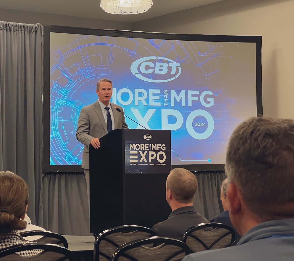“You can’t do Made in America without Made in Ohio” @LtGovHusted at the CBT #MoreThanMFGexpo today!

Happy to represent <a href="/AMfgIP/">AMIP</a> @ #MakeItCincy this week talking with students &amp; manufacturers about our #manufacturing careers!

#MadeInCincy #CincyMakes #MadeInOH #MadeinOhio