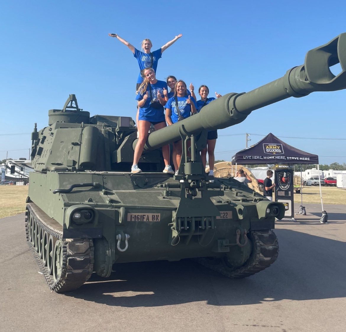 Pic drop #1 from our “Selfie” Scavenger Hunt at the Kansas State Fair!