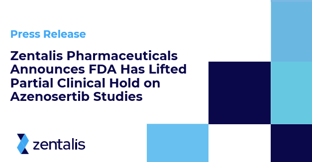 ZentalisP's tweet photo. Earlier this week we shared that the FDA has lifted the partial clinical hold on our azenosertib studies. 

Read the full release here: https://t.co/HcJFfe8RMe https://t.co/0tpCqKParD