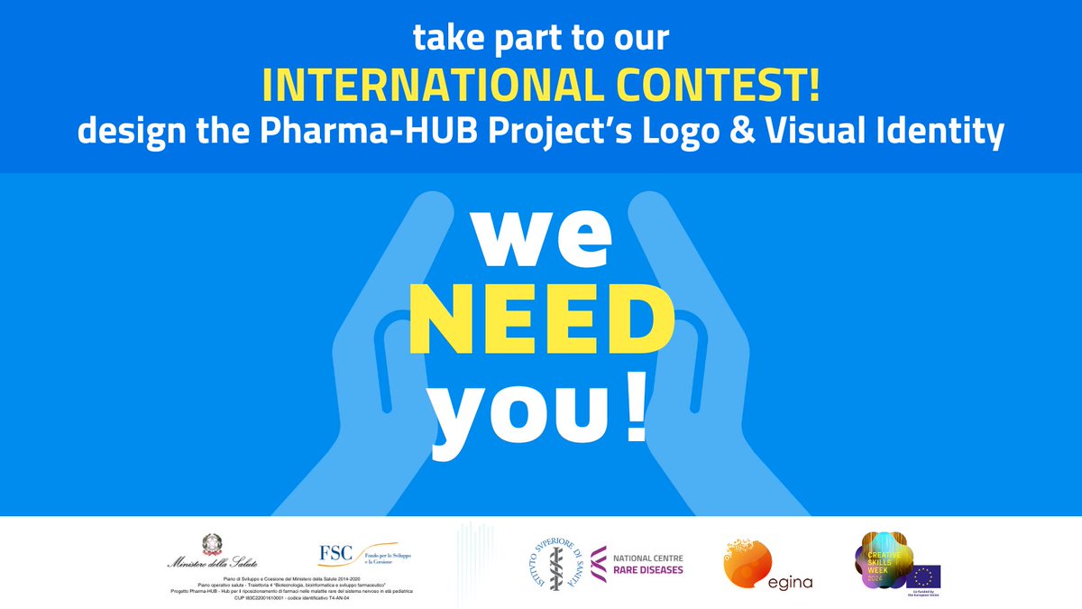TVMR_CNMR's tweet image. 🚀Pharma-HUB Project Logo &amp;amp; Visual Identity International Contest kicks off!

📢#PharmaHub Project invites #graphic and #visualdesigners to create the #logo and visual identity toolkit for all project #communication materials  
#CSW2024 

Find out more🔎
bit.ly/Pharma-HUB_CON…
