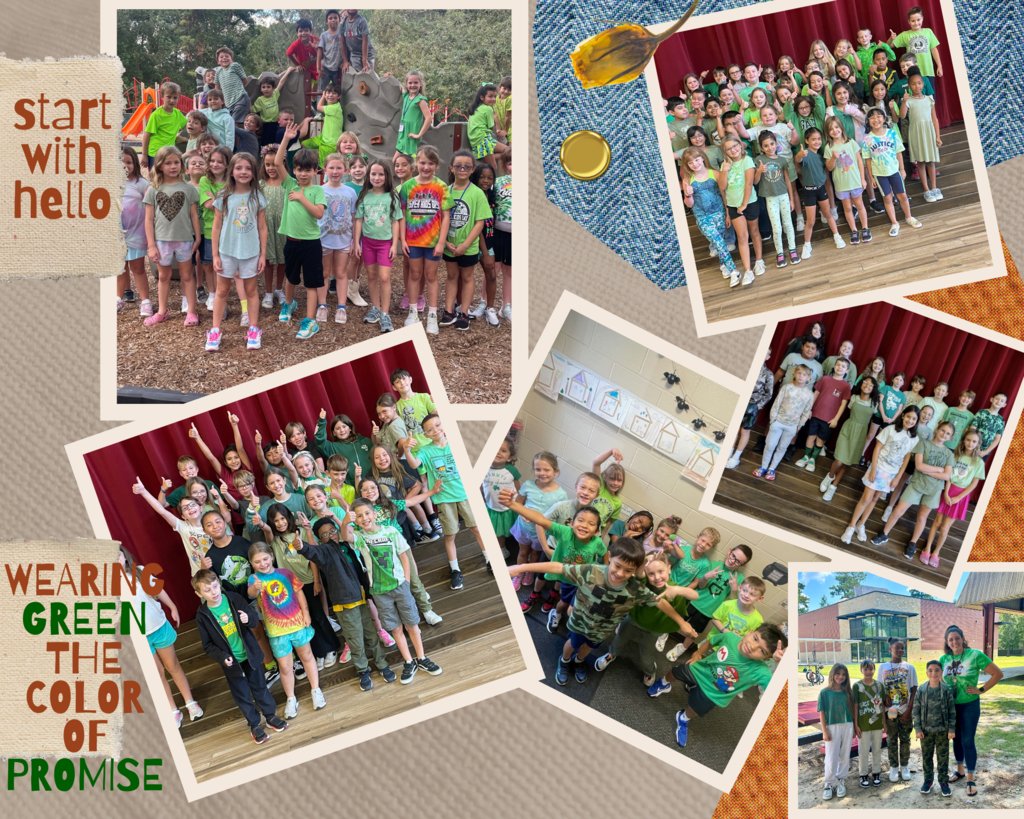 This week we celebrate Start With Hello Week, a powerful initiative that encourages us to reach out &amp; foster a sense of belonging within our communities. In spirit of this celebration, we're wearing green-the color of promise.