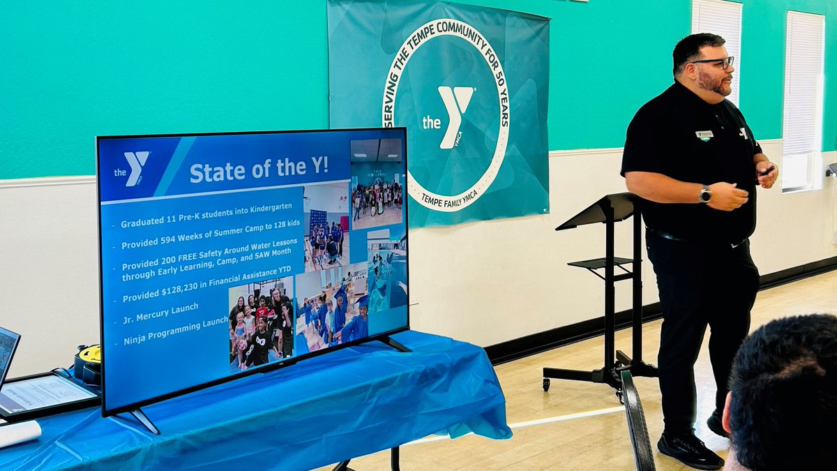 CMBerdettaHodge's tweet photo. Great to come together with fellow #Tempe leaders for the annual @TEMPEYMCA Friendraiser! Thank you to generous donors like @StateFarm, @AZTempeDiablos, @SRPconnect, and the multitude of volunteers who help advance our local @YMCA's mission! #KnowYourY https://t.co/QlPDrlySiA