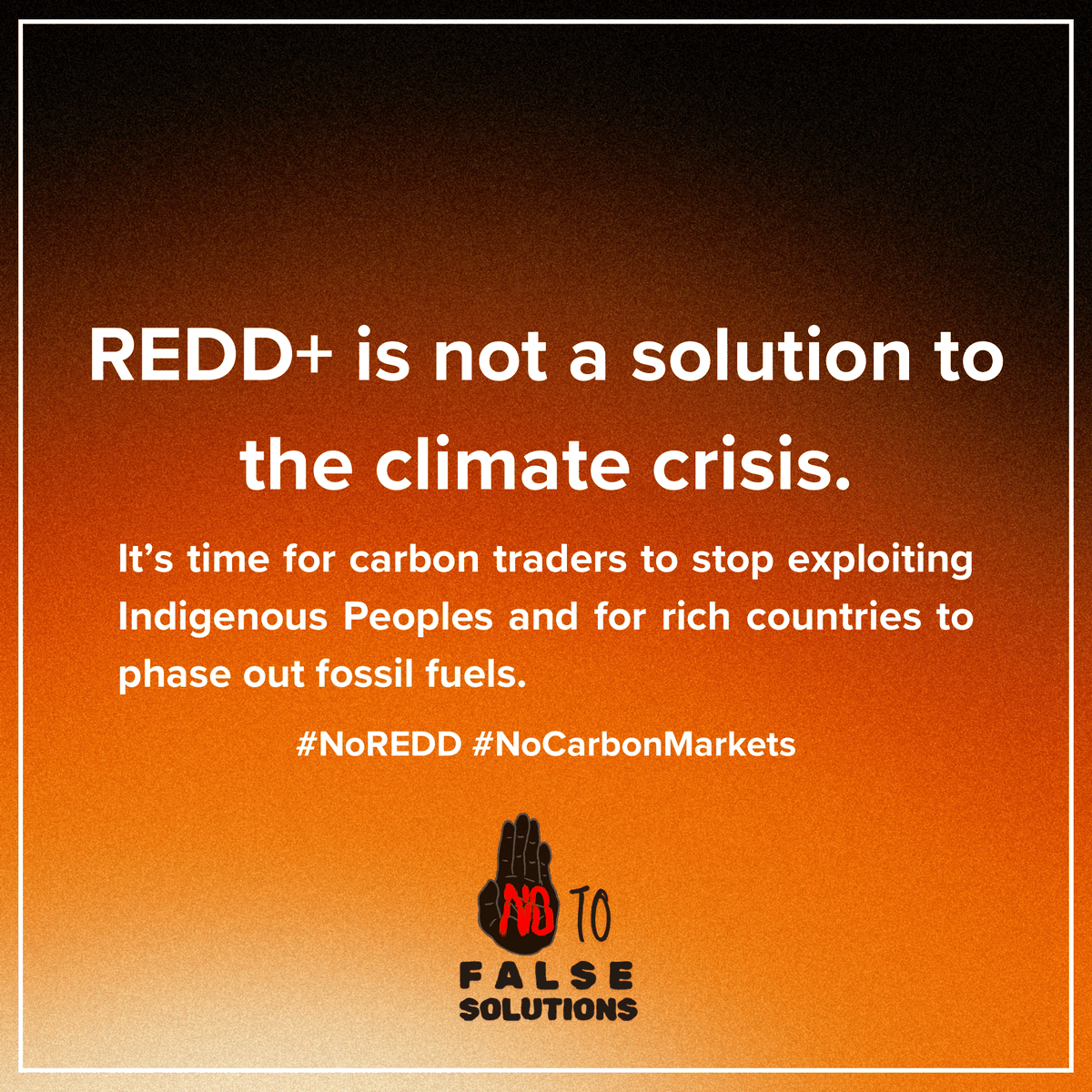 Indigenous_ca's tweet photo. Carbon markets are not climate finance. They allow polluters to keep polluting while claiming 'offsets' somewhere else. We need real action on climate change. 

#NoCarbonMarkets #NoOffsets #ClimateJusticeNow #NoArticle6 https://t.co/uwTjSD1zVE