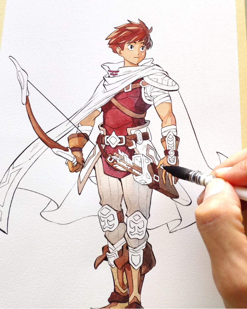 「Atlas painting in progress pic Game : Al」|Marcel Mosqiのイラスト