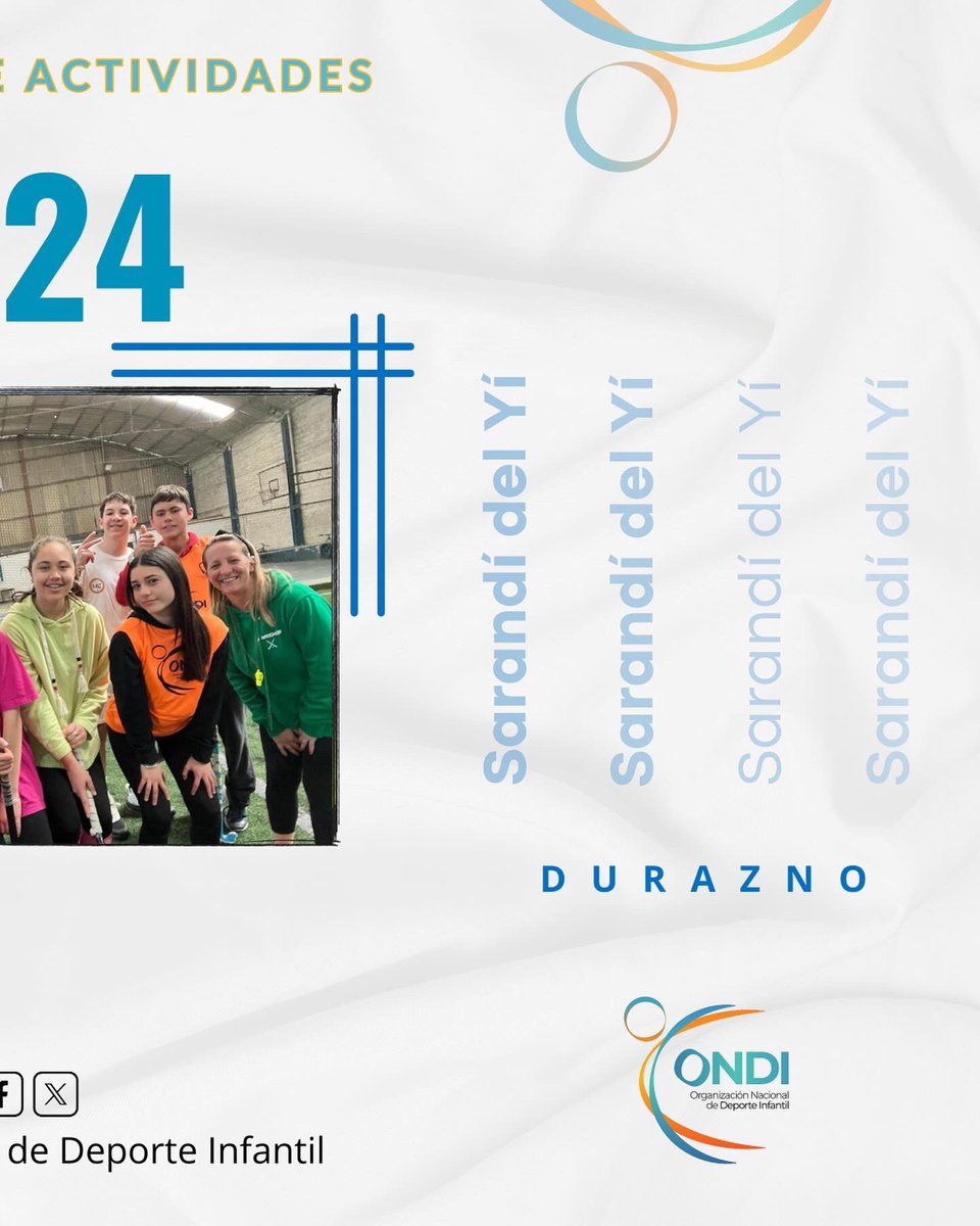 🅞🅝🅓🅘 2024

📌 Hockey en Sarandí del Yí

#ElDeporteNosAcerca
