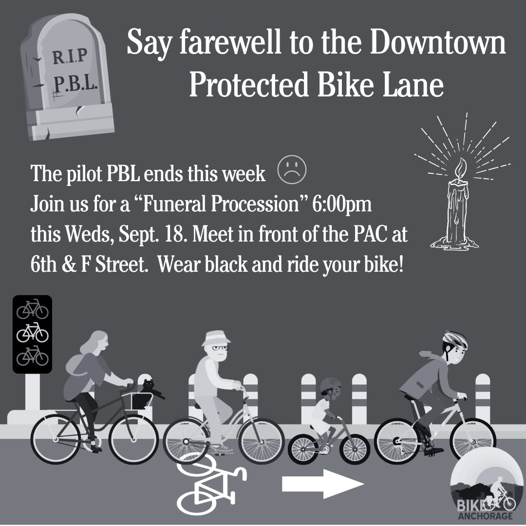 If you haven't tried the Downtown Protected Bike Lane yet, this is your last chance. 😔 See you tonight!