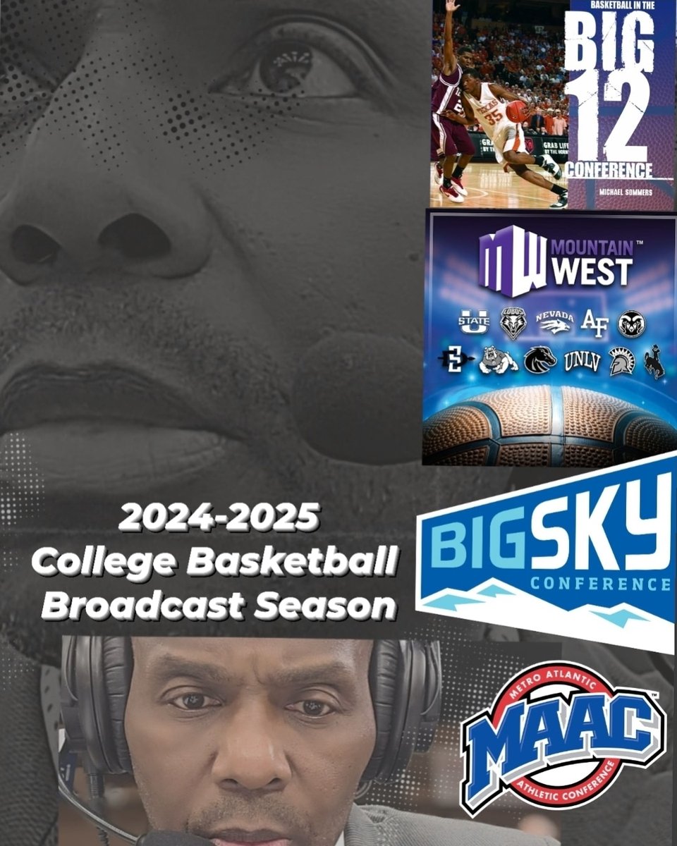 BREAKING NEWS!

I am excited about my broadcasting schedule for the upcoming college basketball season, which includes men's and women's games on ESPN (eighth year) and CBS (second year), Sports Television Networks showcasing some of the nation's top conferences

Join us!