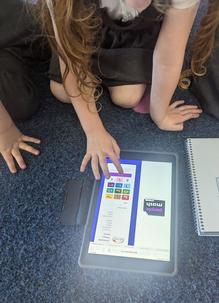 Teamwork and perseverance helped us through our first computing lesson! Year One have been working hard to log into Purple Mash. Why not have a try at home too! purplemash.com/login/#/
<a href="/BarntonMissR/">Miss Rutter</a>