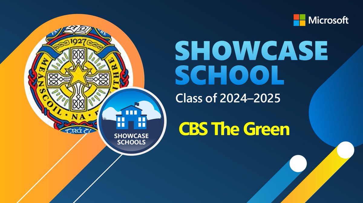 🎉 Great News! 🎉
We’re delighted to share that we have been recognised as a Microsoft Showcase School for 2024-2025! This is a huge achievement, placing us among an elite group of schools worldwide that are leading the way in educational innovation <a href="/MS_eduIRL/">Microsoft Education Ireland</a> <a href="/MicrosoftEDU/">Microsoft Education</a>