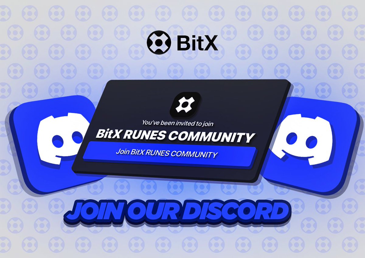 bitx_brc20's tweet image. JOIN OUR #DISCORD! 200 OG ROLES UP FOR GRABS – LIMITED TIME ONLY! 

JOIN discord.gg/47GyuhpWz2

REACT LAST #ANNOUNCEMENT 

DROP BC1P IN #GENERAL