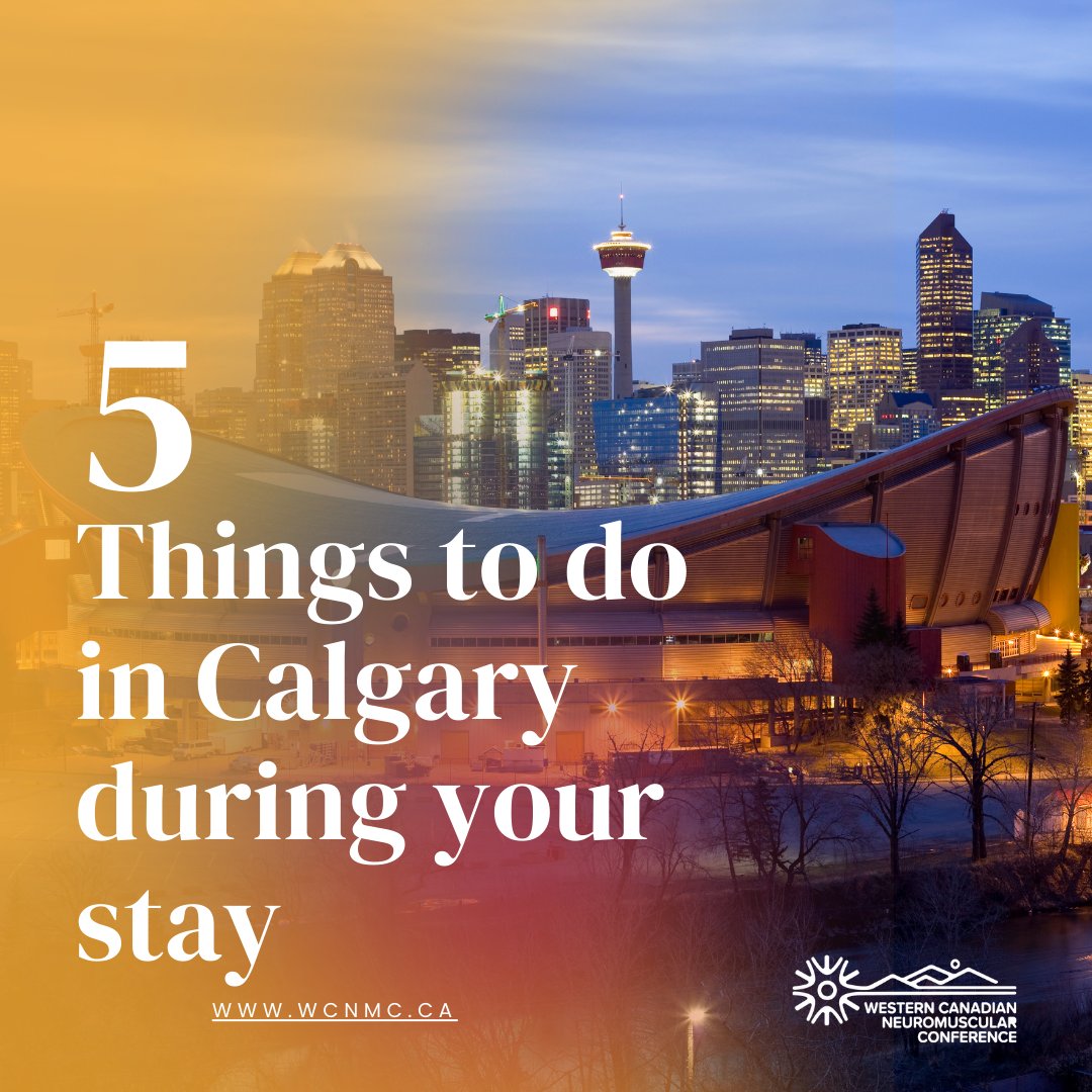 There is so much to see and do in #YYC during #WCNMC2024. From the Calgary Zoo to the National Music Centre (Studio Bell). So many things to see and do during your stay. 

See you at the conference! wcnmc.ca 

#TourismCalgary #AHS #Neuromuscular #YYC #HotelArts