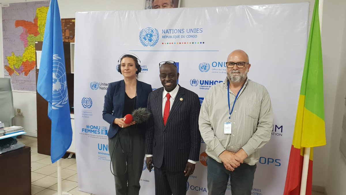 Interviewé par <a href="/RFI/">RFI</a> venue en reportage à l'approche de la saison des pluies, j'ai présenté les résultats de la réponse des agences <a href="/UN_Congo/">ONU Rép du Congo</a> en faveur des  victimes des inondations qui ont affecté le pays 🇨🇬 en décembre 2023 et janvier 2024.