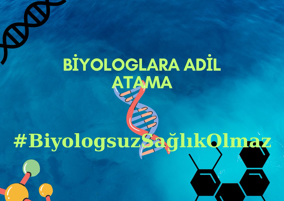 isteklerimiz belli sürekli olarak komik atama sayılarından bıktık! BİYOLOGLARA ADİL ATAMA!

#BiyologsuzSağlıkOlmaz