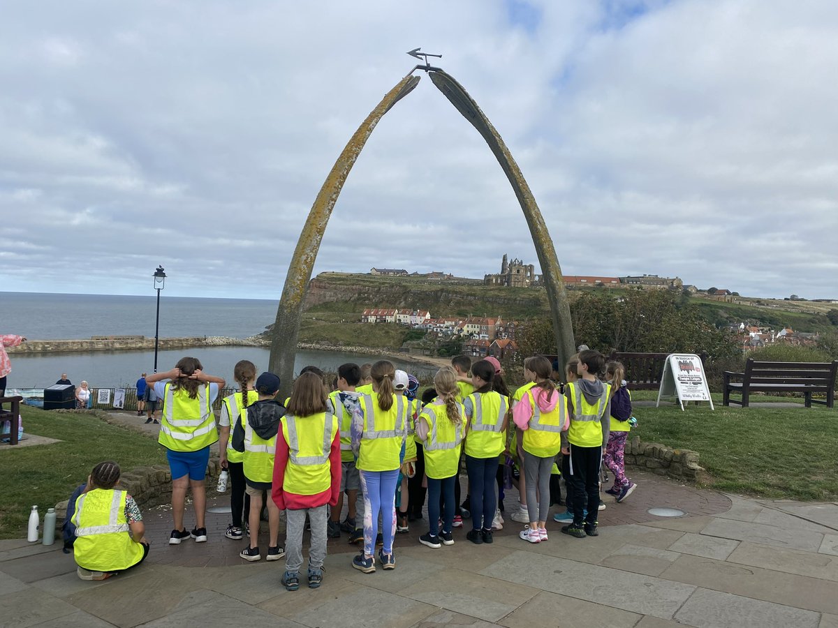 Year 5 are having a fantastic visit to Whitby! We have enjoyed the town trail …  and look forward to chips in the harbour later!