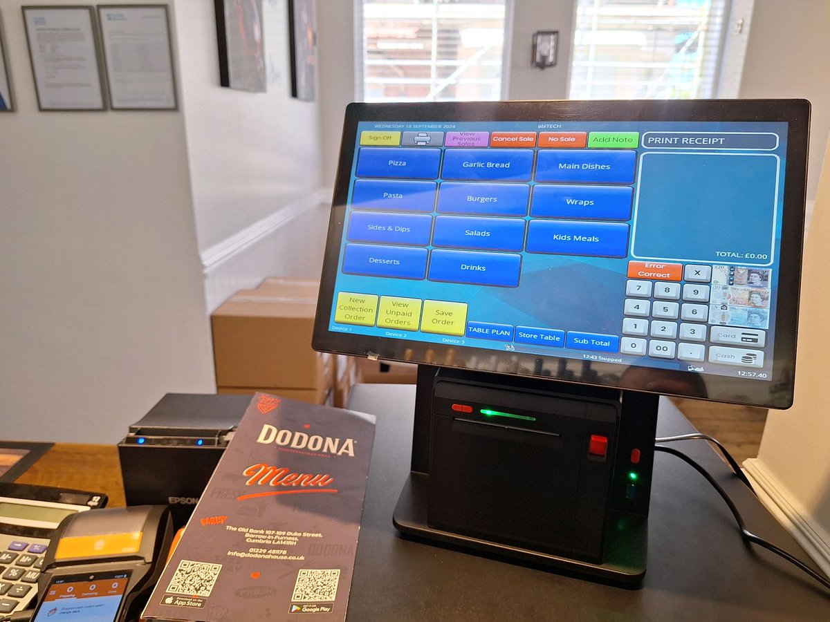 abitechltd's tweet photo. We did such a good job earlier this year at Dodona Sandwich Bar in Barrow-In-Furness that we were asked to supply a new EPoS system to it's sister restaurant, Dodona Mediterranean Grill.

We must be doing something right! https://t.co/8jbDbwHUBU