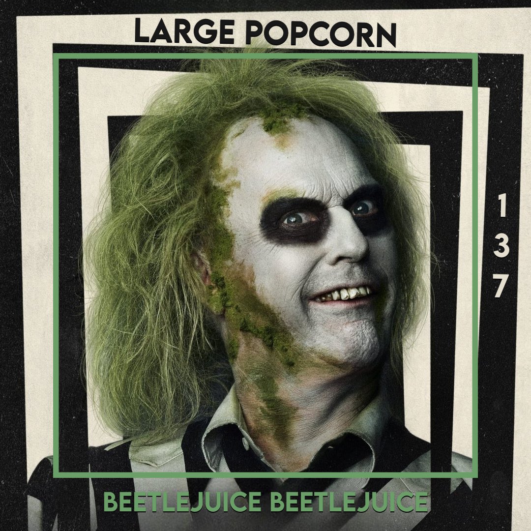 LargePopcornPod's tweet image. ‼️New Episode‼️

Reel Week 🎞️ 

Ep 137

Hugo gives us his spoiler free review of Beetlejuice Beetlejuice

Plus: extended thoughts on Tim Burton’s filmography. Did he ever have the sauce? Genuine question. 

largepopcornpod.buzzsprout.com