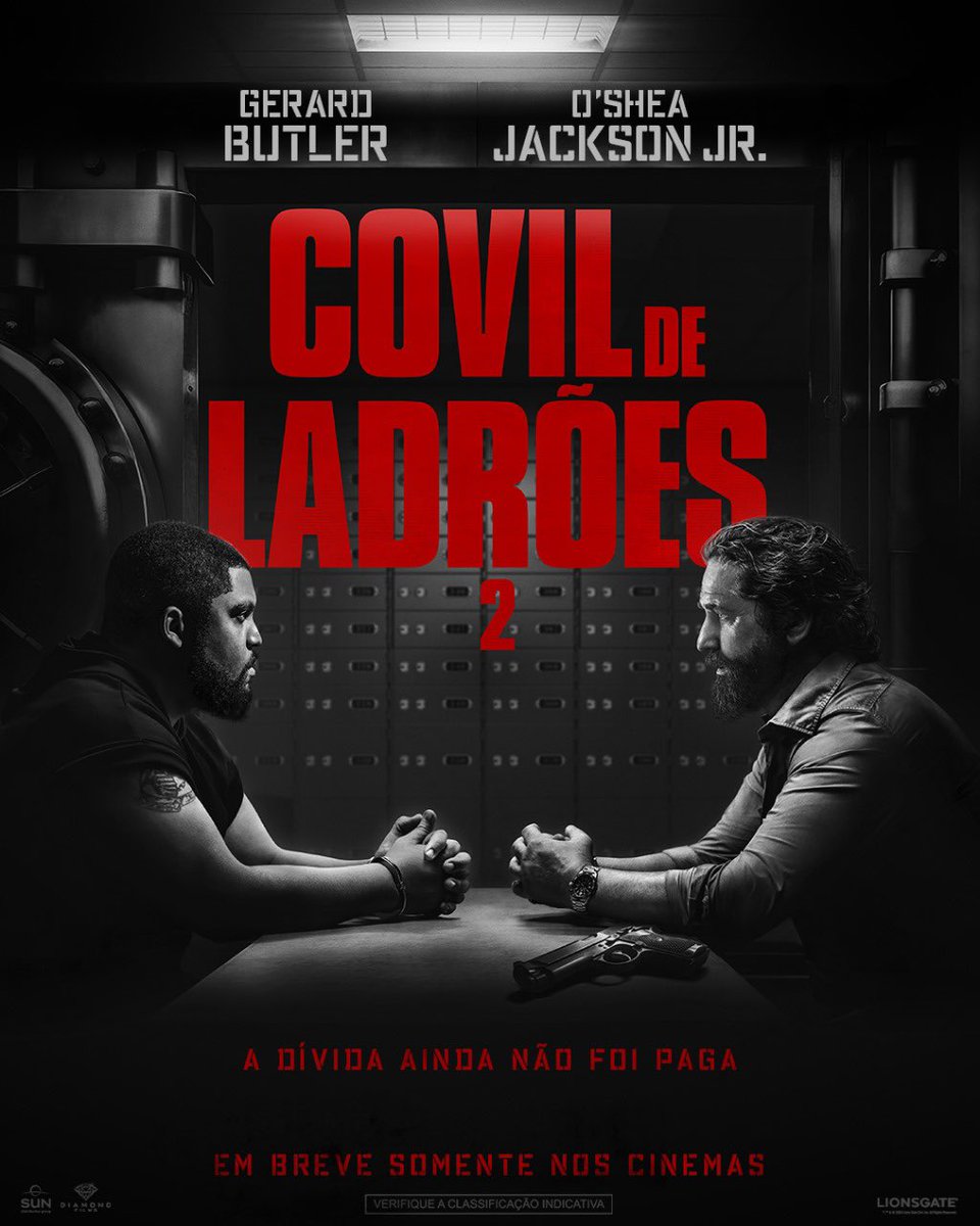 DiamondFilmsBR's tweet image. Quem estava com saudades do astro Gerard Butler já pode comemorar! Ele estará de volta às telonas na ação explosiva #CovilDeLadrões2 👊🔥

Recebam com exclusividade o pôster dessa superprodução, que chega aos cinemas de todo o Brasil em janeiro de 2025.