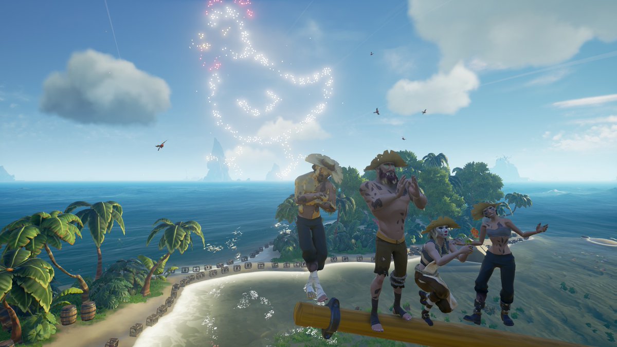 sbrah_k's tweet photo. We basically wasted an entire day for a 36s video. 
Happy Community Weekend!
https://t.co/RMV9wC8u1g

#BeMorePirate #SeaOfThieves @SeaOfThieves https://t.co/itYI12LwW5
