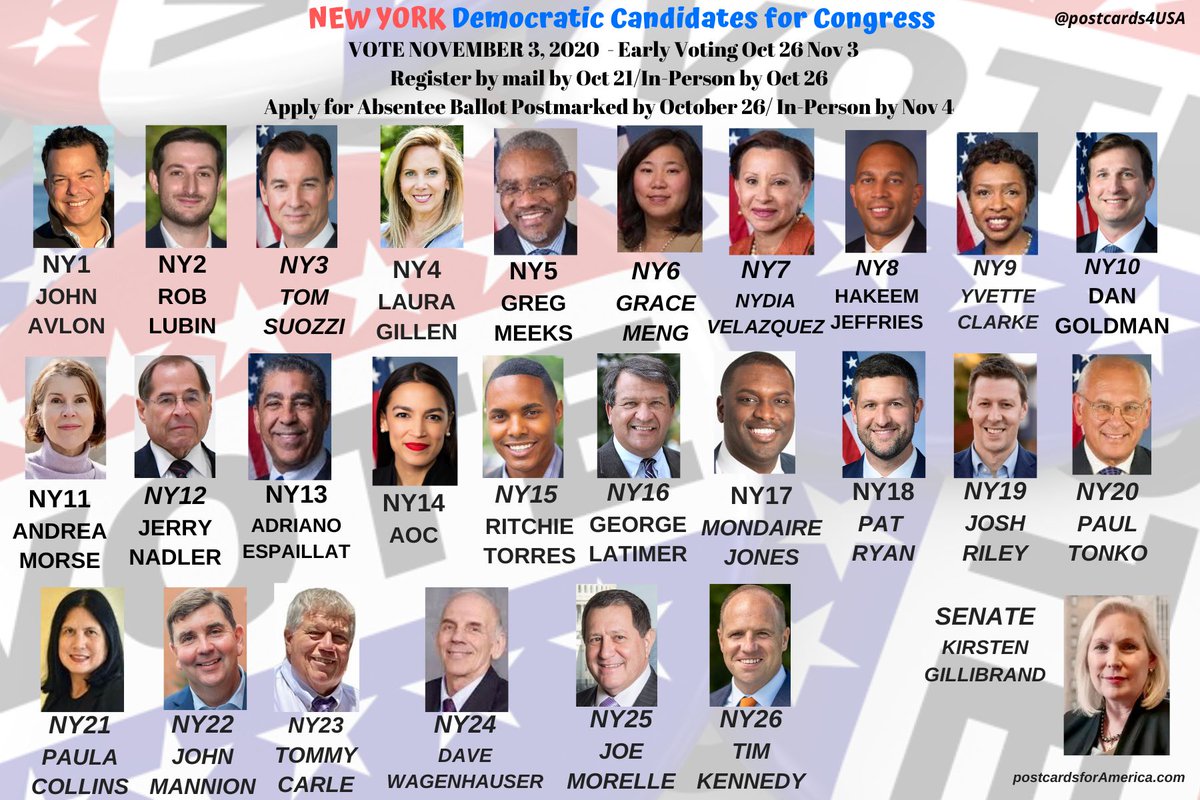 postcards4USA's tweet photo. NEW YORK Democratic Candidates
Follow & support! #TakeBackTheHouse
@JohnAvlon
@RobLubinforNY
@LauraAGillen
@MorseforNY11
@MannionforNY
@carlecongress
@daveforupstate
1/2
#AllDemsRunning all States here ➡️ https://t.co/ycxT0R8ABK https://t.co/DM97ICCtP3